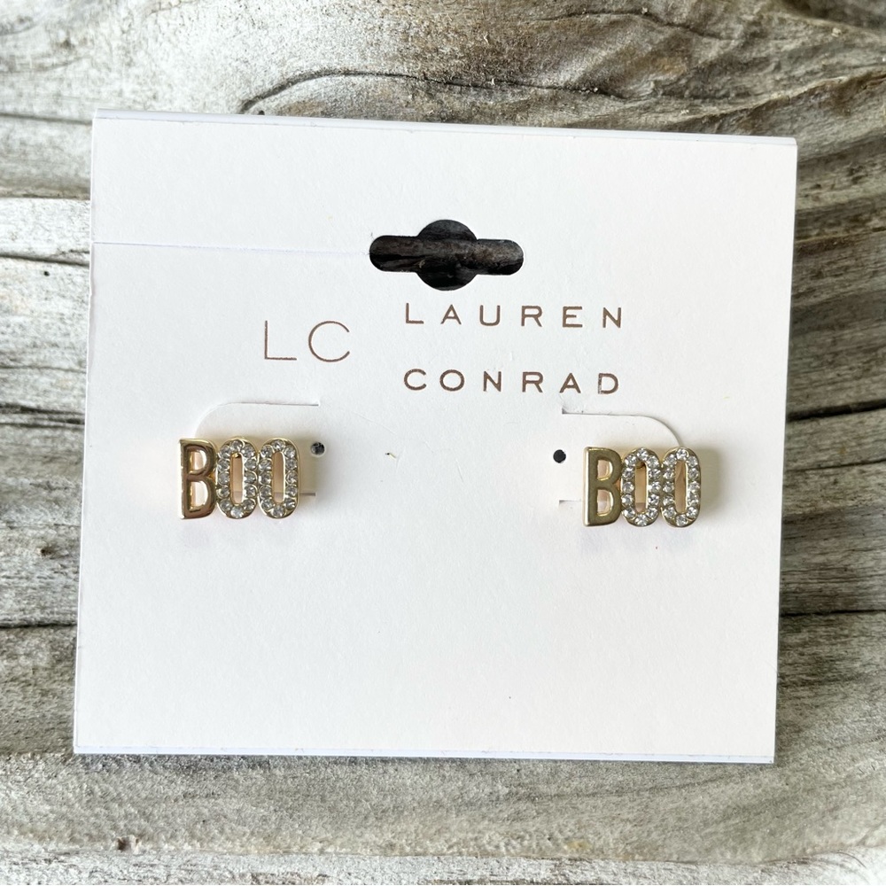 NWT LC Lauren Conrad "Boo" Post Earrings